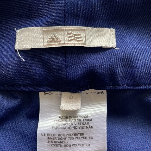 Adidas Women’s Athletic Skirt/Skort Blue 6 - Picture 7 of 8